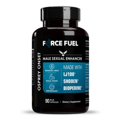 Force Fuel sex pills bottle front view highlighting premium packaging and potential vitality support.