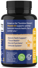 ForestLeaf Vitamin D3 50,000 IU packaging communicates a 4-year supply option.