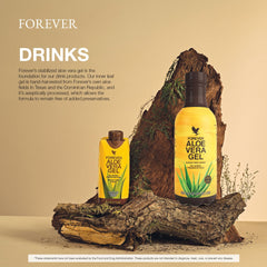 Forever Living Aloe Vera Gel pack of six bottles for ongoing convenience.
