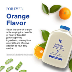 Forever Living Forever Freedom gluten-free symbol close-up on packaging.