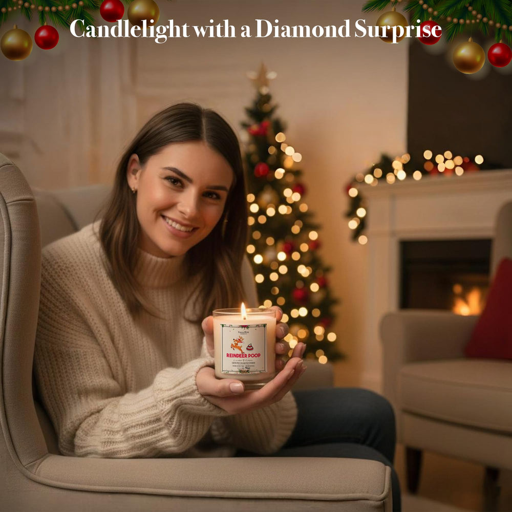 ForeverWick 14oz candle in a reusable glass jar adds long-lasting warmth to rooms.