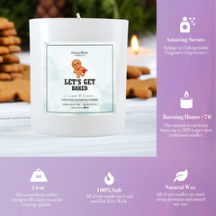 ForeverWick candle lid and packaging showcasing giftable holiday charm.
