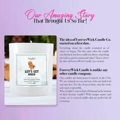 Stunning candle centerpiece for holiday gatherings with ForeverWick.
