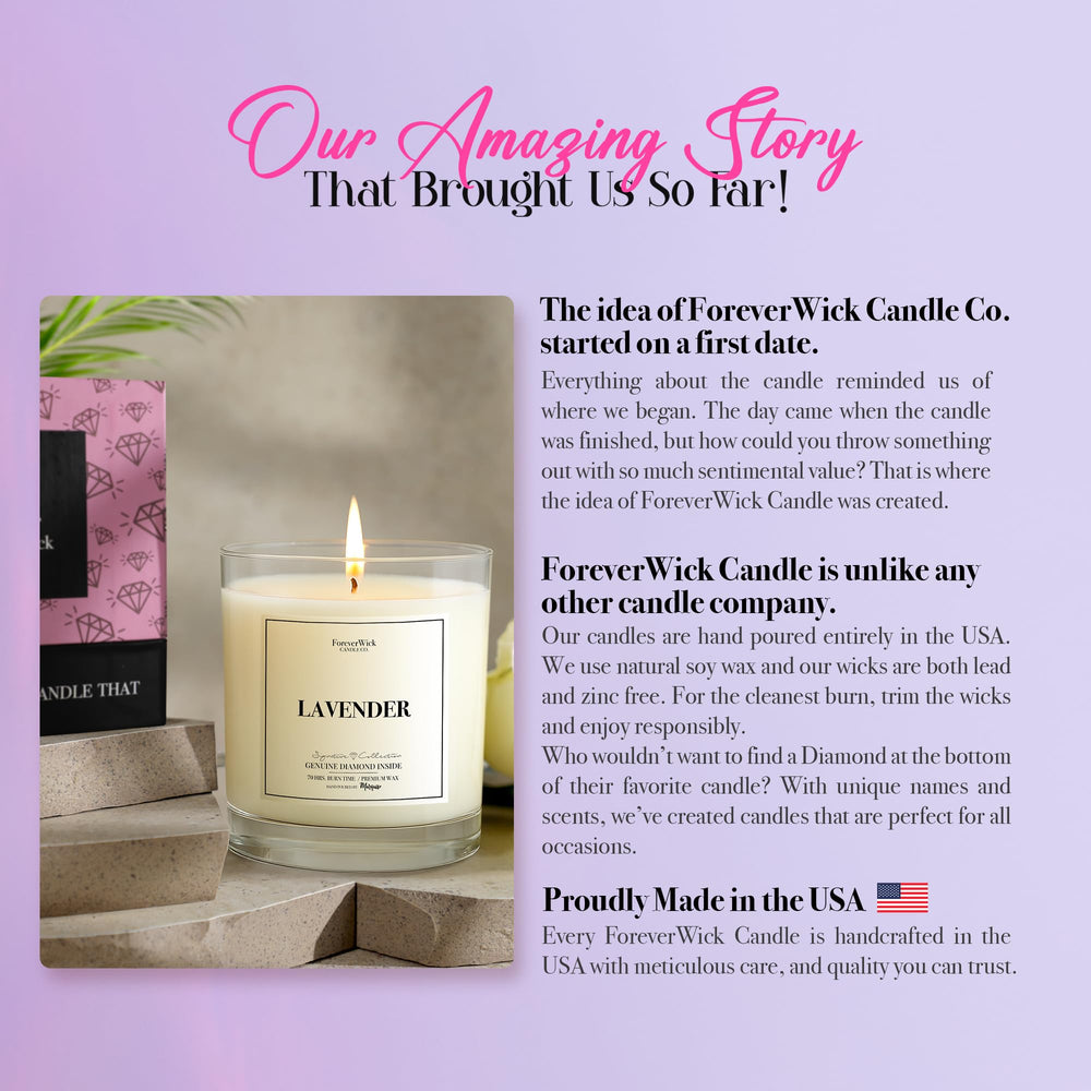 ForeverWick lavender magnolia scent for a soothing spa-like atmosphere