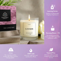 ForeverWick lavender magnolia scent promotes relaxation and mood lift