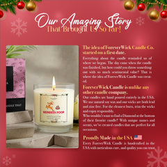 ForeverWick scent profile notes blueberry, red fruits, orange for a gourmand aroma.