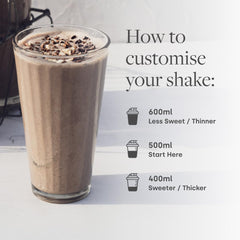 Form Peakblend chocolate peanut shake ready to enjoy