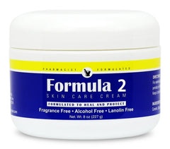 Formula 2 Skin Care Cream in 8 oz jar ready for daily hydration.