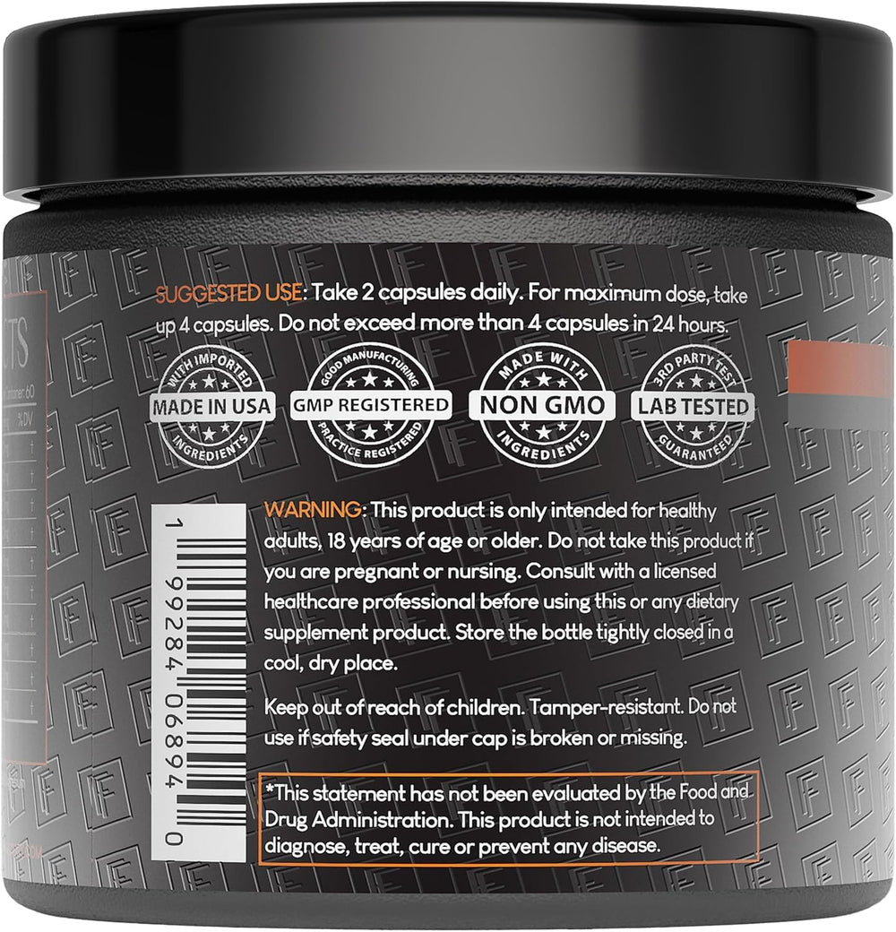 Formulation Factory BOSS Mode label close-up highlights ingredients and transparency