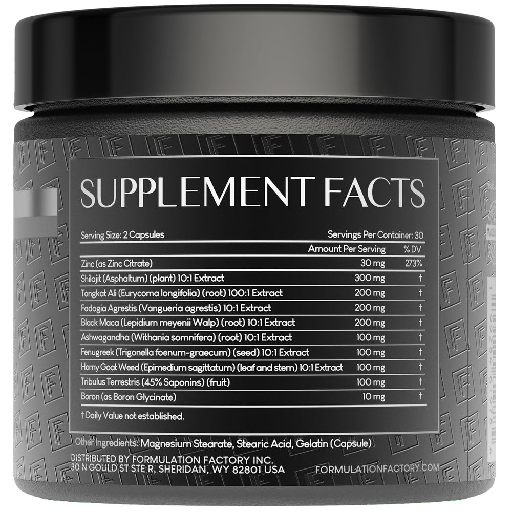 Formulation Factory saw palmetto capsules for prostate health goals