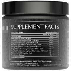 Formulation Factory saw palmetto capsules for prostate health goals