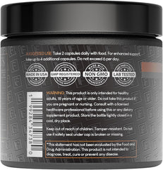 Formulation Factory Shroom Vroom capsules pour, suggesting easy daily supplementation.