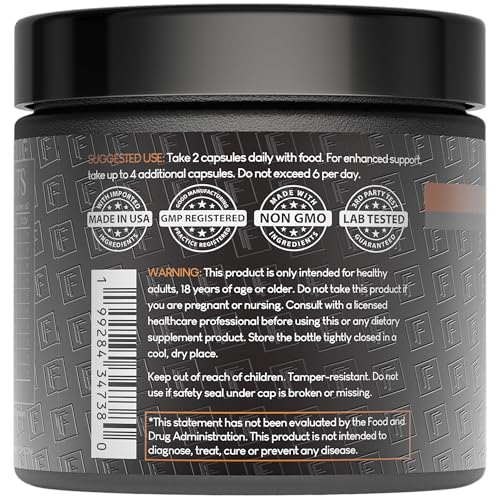 Formulation Factory Shroom Vroom capsules offering natural adaptogenic support for focus.