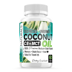 FORTE NATURALS Coconut Oil softgel bottle front for daily vitality