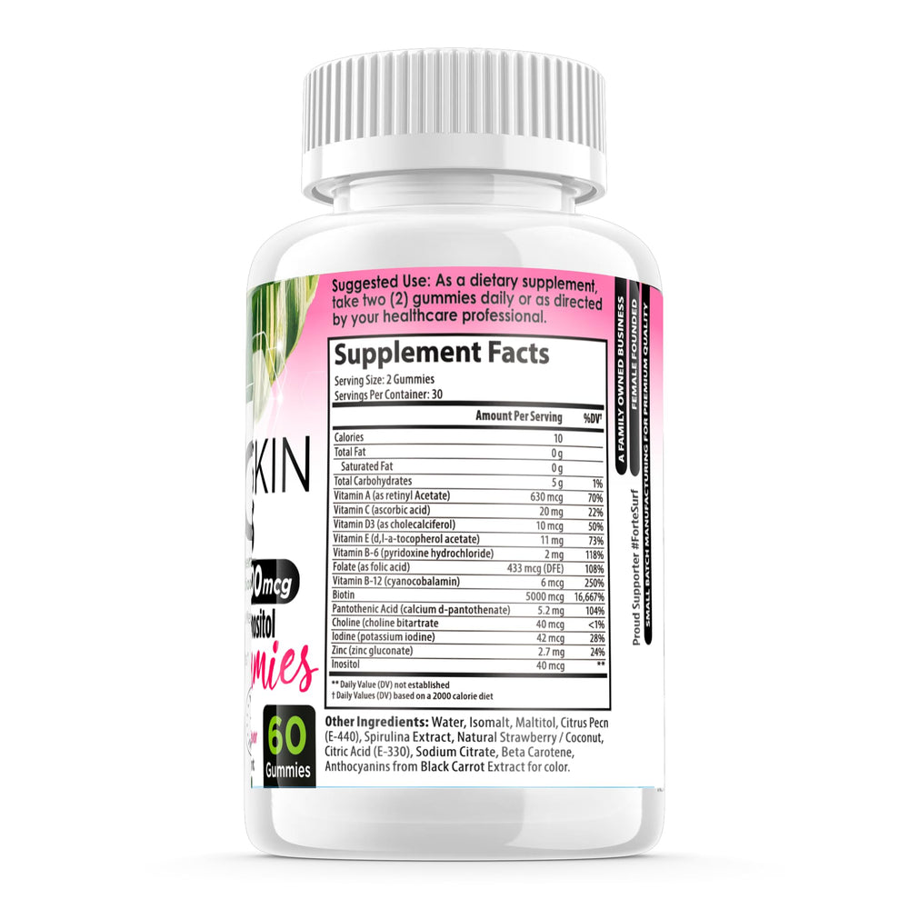 FORTE NATURALS USA made label on packaging