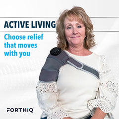 FORTHiQ RED+ ergonomic knee brace fits diverse users securely.