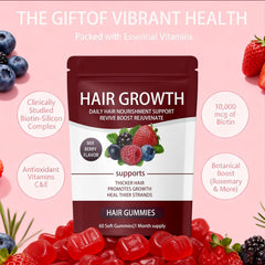 FORTIRISE Lumin Hair Gummies open pack ready for easy daily use.
