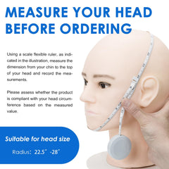 Non-stick hair surface on Forzacx chin strap protects pillows