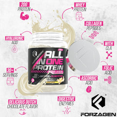 Forzagen All in One Protein for Her metabolism‑boosting blend supports daily energy
