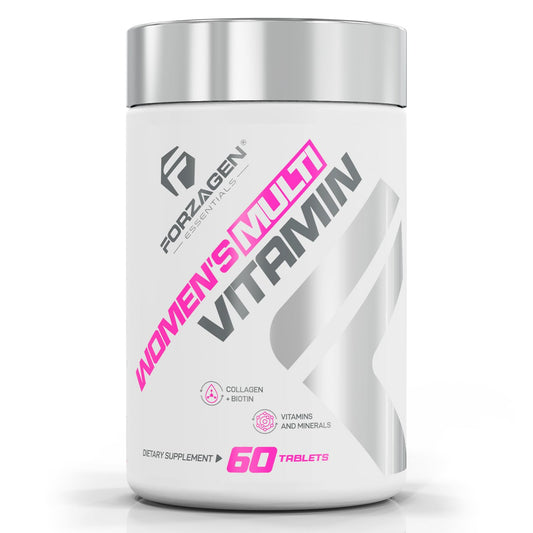 Forzagen Essentials bottle showing collagen and biotin for beauty support.
