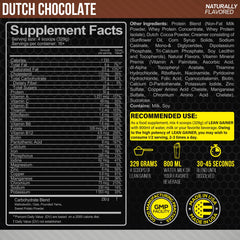 Forzagen Lean Gainer Dutch Chocolate powder ideal for muscle-building shakes.