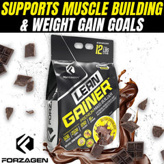 Forzagen Lean Gainer ingredient blend with oats, yams, and sweet potatoes.