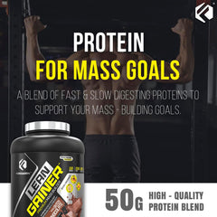 Forzagen Lean Gainer nutrition facts image shows energy-dense profile