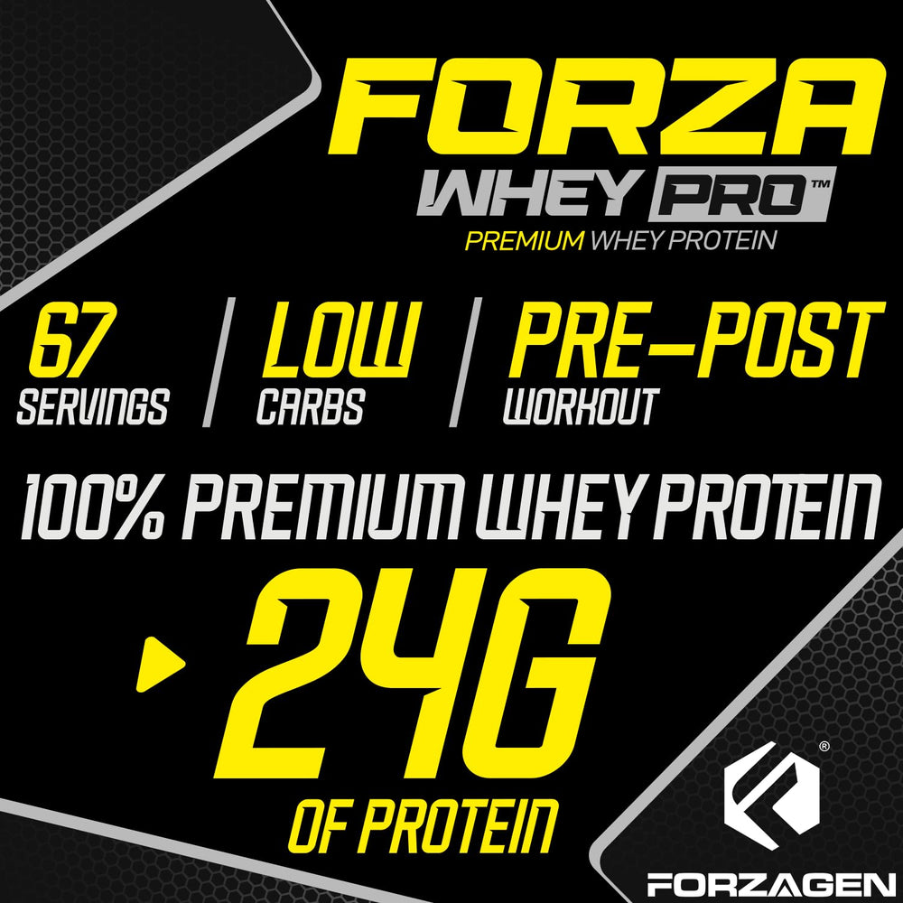 Forzagen Whey PRO Low Carb shaker on the go — convenient protein anywhere.