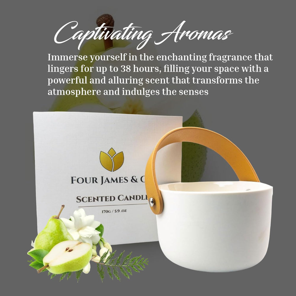 Four James & Co soy wax is eco-friendly and non-toxic for home use