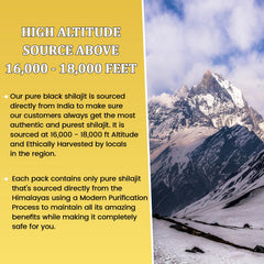 Stainless steel spoon included for precise, hygienic Shilajit serving