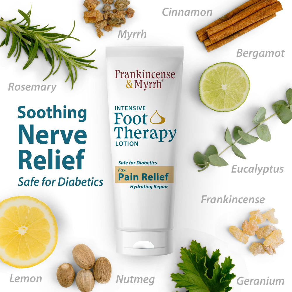 Frankincense & Myrrh hydrating formula with lanolin and shea butter for dry skin
