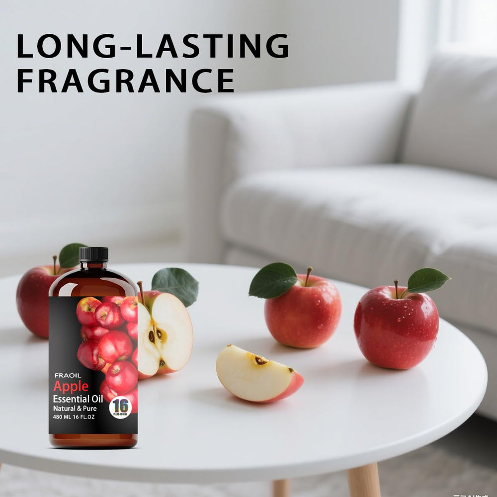 Apple essential oil used in soap making for DIY crafts.