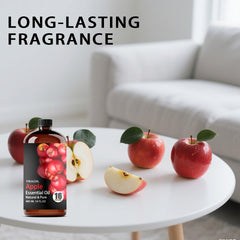 Apple essential oil used in soap making for DIY crafts.