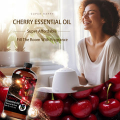 FRAOIL Cherry Essential Oil used in candle making for mood-enhancing crafts