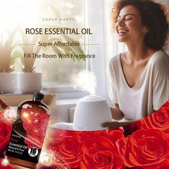 FRAOIL Rose Essential Oil for candle making adds delicate rose fragrance