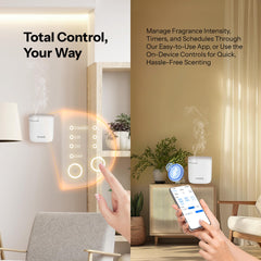 Frave Air Lux Diffuser includes 60 ml bottle for easy refills.