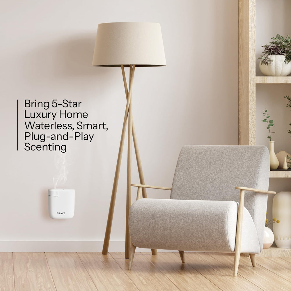 Frave Air Lux Diffuser uses cold-air diffusion for pure aroma.