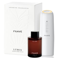 Frave Lumixx Diffuser setup for plug-in use and immediate fragrance release.