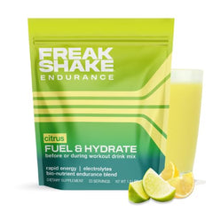 Freak Shake Fuel & Hydrate bottle pour shows ready-to-drink endurance support