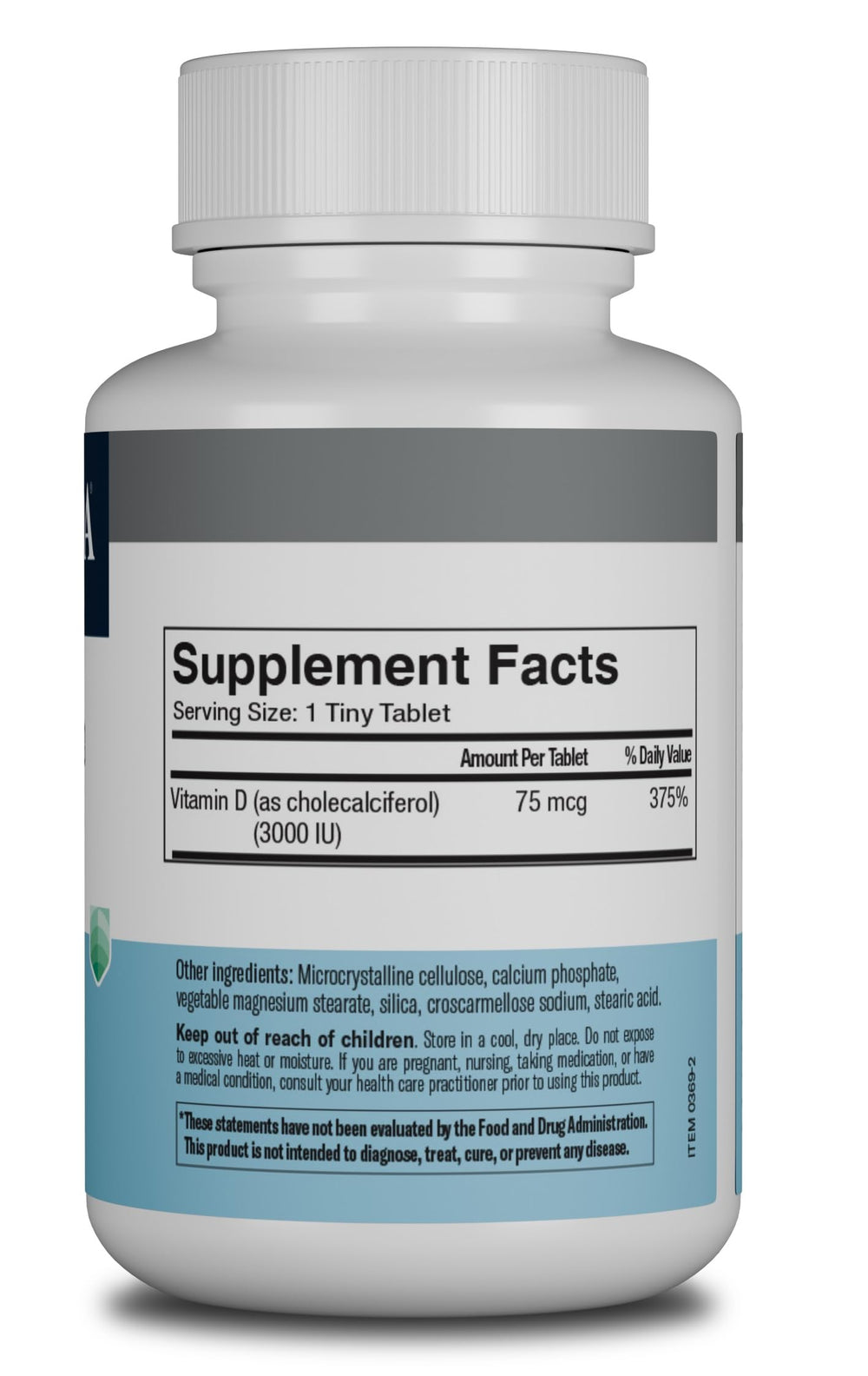 Freeda D3 tablets tiny size close view emphasizes easy intake and daily support.