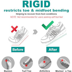 Freeior carbon fiber insole side profile showing ultra-thin rigidity