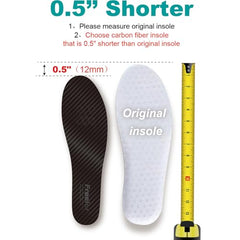 Freeior carbon fiber insole underfoot support for turf toe during daily wear