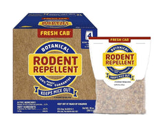 Fresh Cab pouch close-up showing the scent-based deterrent against mice.