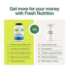 Fresh Nutrition label glp-1 support highlighting potential metabolic pathway benefits