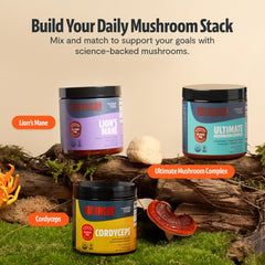 FreshCap Cordyceps powder in a smoothie for versatility.