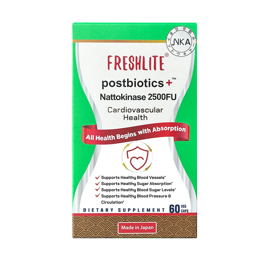 FRESHLITE vegan non-GMO ingredients list on bottle.