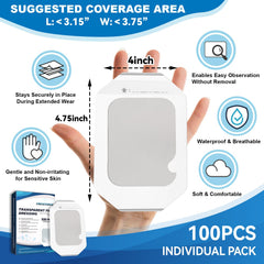 FRESINIDER waterproof breathable dressing on skin protecting IV site