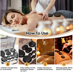 Freudeere essential-oils-pairing suggests soothing aromatherapy to enhance massages.