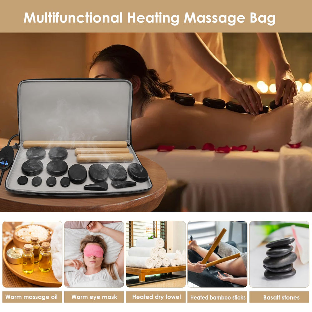 Professional-grade spa stones for therapists and home users alike