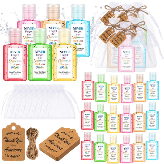 Frienda 24-mini hand sanitizers in travel size ready for on-the-go use.